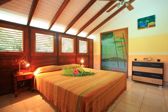 Master bedroom in Ferry Deshaies