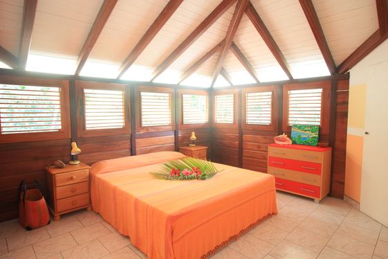 Well lit and ventilated Bedroom